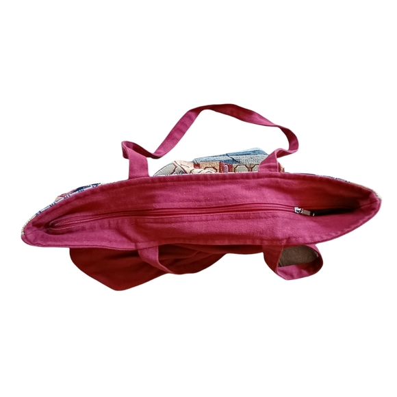 Milson & Louis zippered Tote bag with flat bottom - Picture 9 of 10